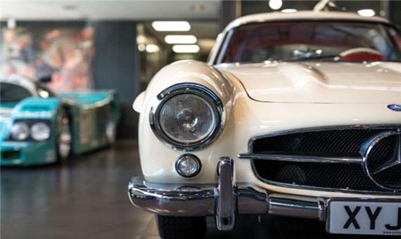 مجموعه خودروهای کلاسیک ارزشمند در نمایشگاه هگزاگون لندن
